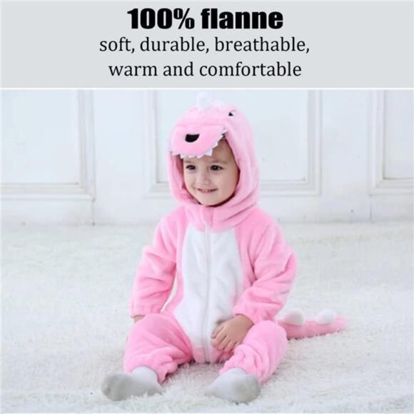 Baby Animal Costumes Unisex Toddler Outfit Halloween Dress Up Romper - Picture 4 of 7